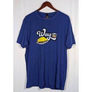 Skyline Chili Tee Shirt 3 Way Cincinnati Blue Size XL Unisex Employee Crew